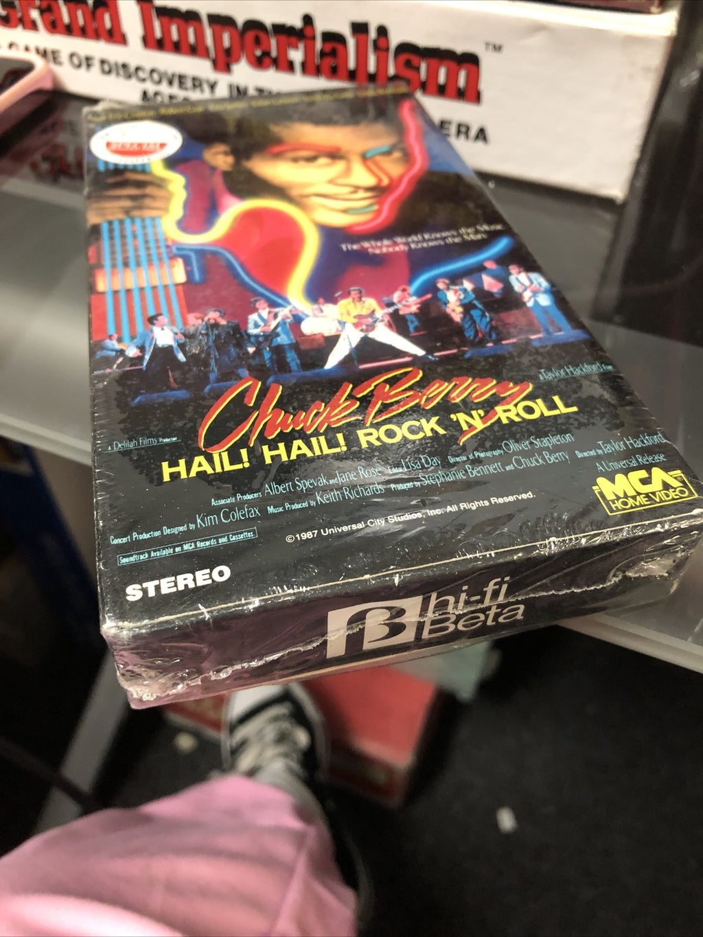 Chuck Berry Hail Hail Rock N Roll VHS MCA 1987 Beta Tape Not VHS SEALED2