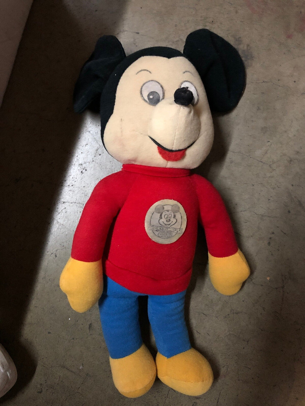 VINTAGE DISNEY KNICKERBOCKER MICKEY MOUSE CLUB CLOTH 14” Disney VTG0