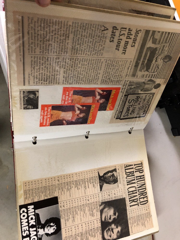 The Rolling Stones Scrapbook Album Cut-outs Photographs. Cool Little Album9