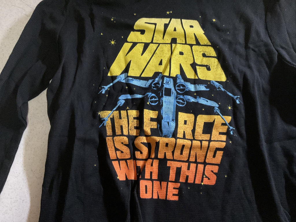Star Wars The Force is Strong with This one shirt Fifth Sun Size Large X-Wing1