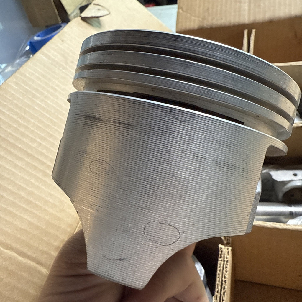 Forged Pistons Set of 6 – Matched Codes 08-03 10-02 07-02 12-01 – High Perf6
