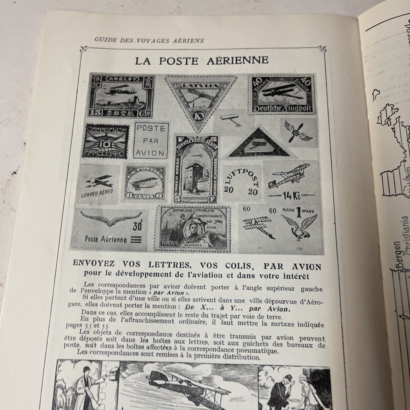 1924 Imperial Air Union AIRLINE TIMETABLE &  Aviation Guide Book In One Rare!!13