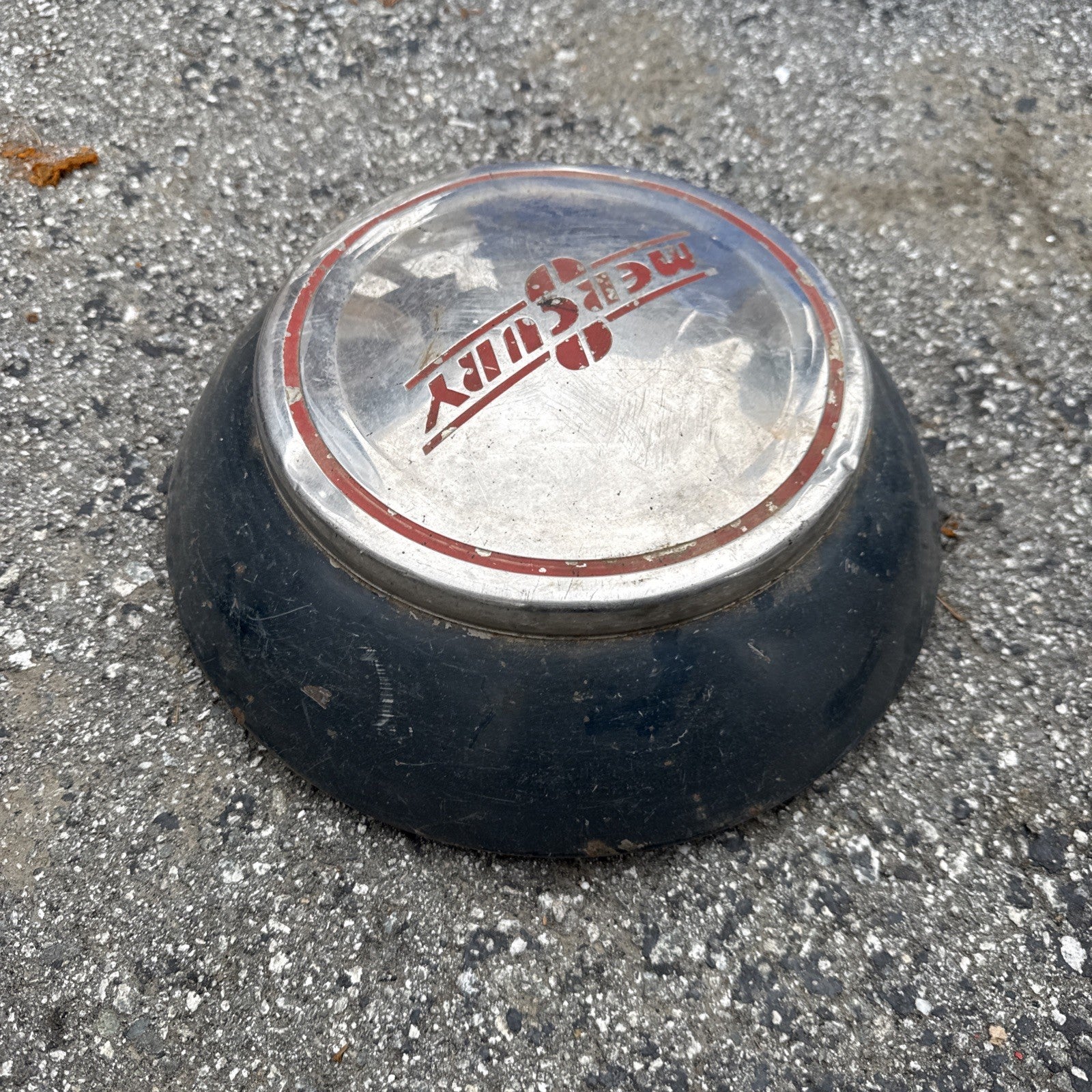 1939 Mercury Eight 8 Five Wide Moon Dog Dish Hubcap Ford 1940 Wheel Cover OEM OE3