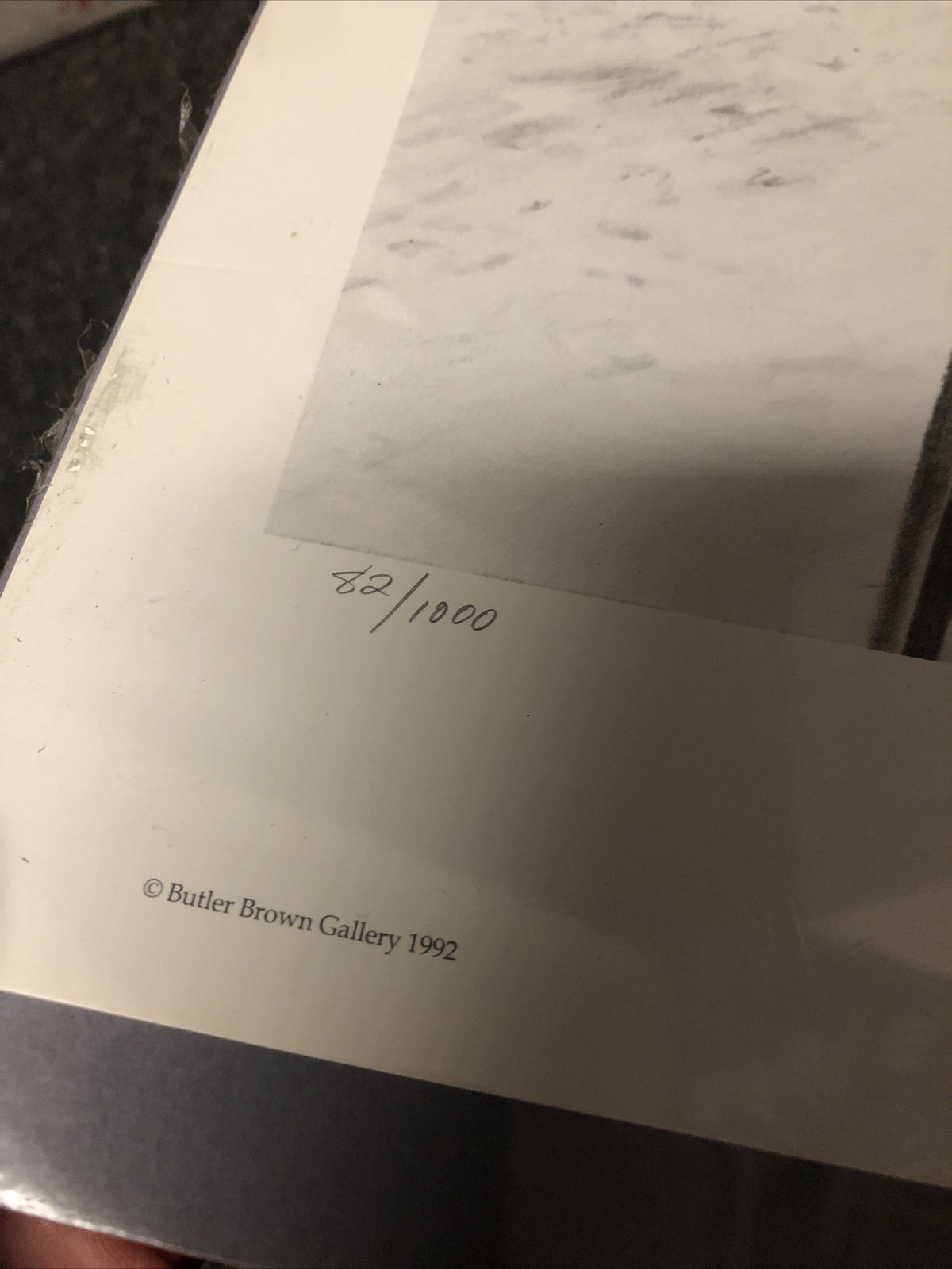 1992 Art Signed By Anthony Brown “Nathan Adams” 82/1000 Butler Brown Gallery1