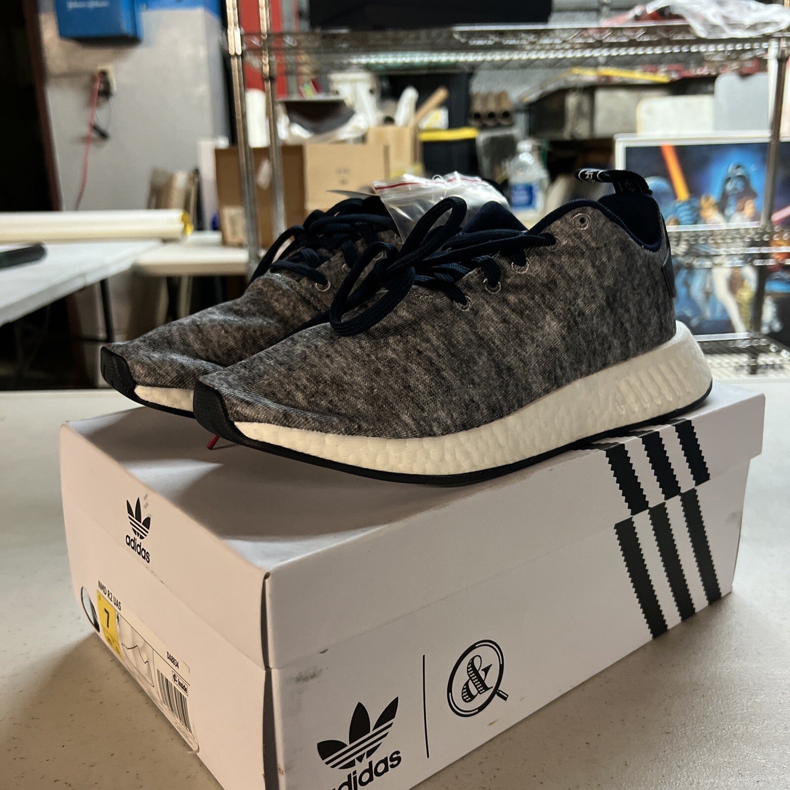 Adidas Originals Nmd R2 Uas Mens Shoes Size 7, Color: Core Heather0