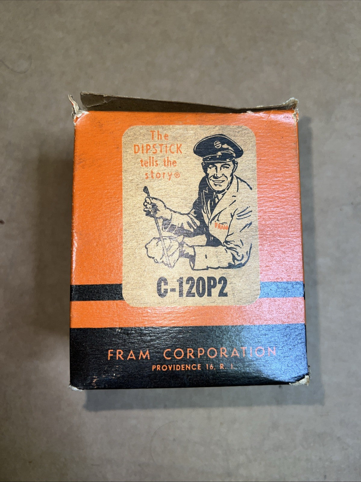 Vintage USA Fram C-120P2 Filter Replacement Cartridge NOS1