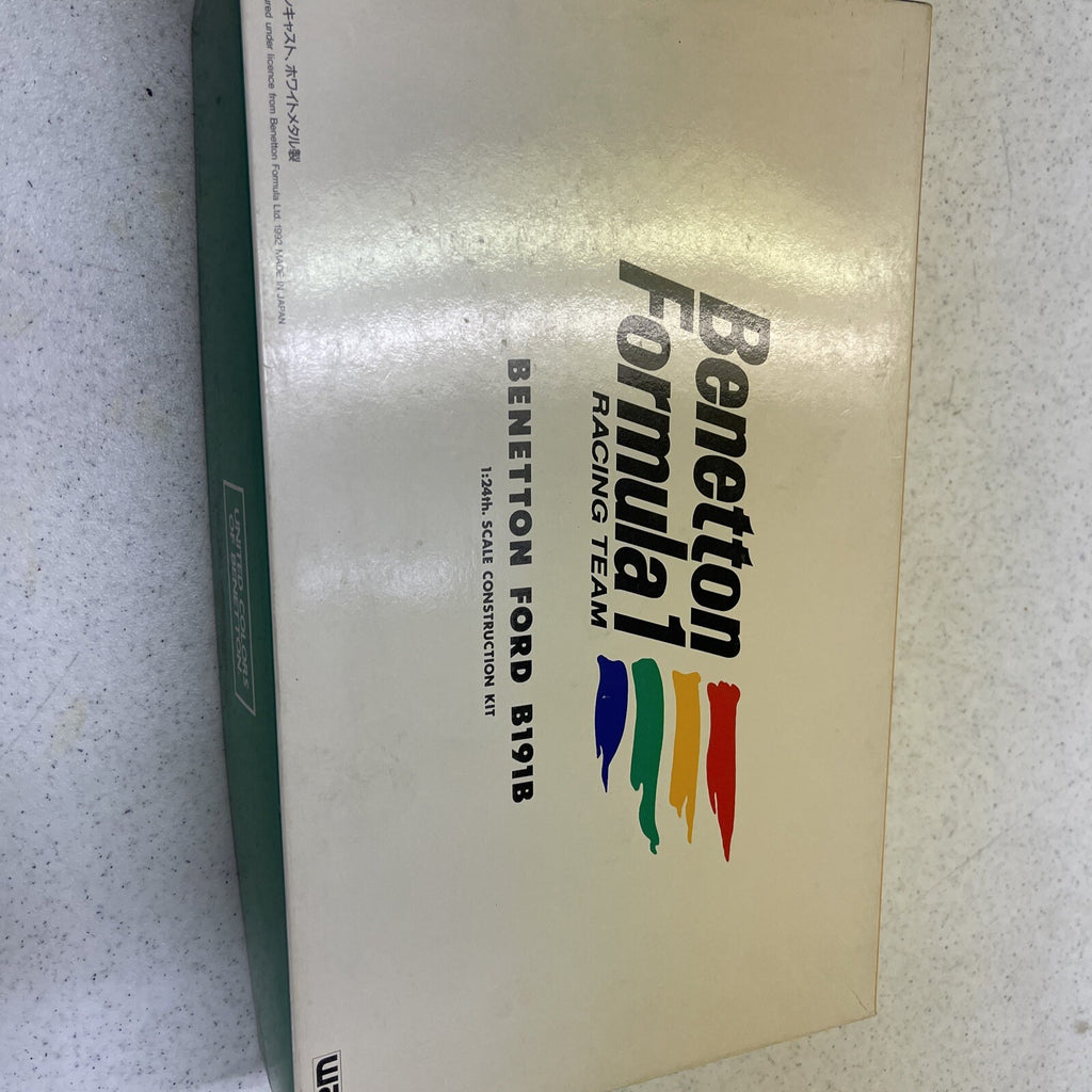WAVE Benetton Formula 1 Benetton Ford B191B 1/24 Scale Model Kit Made in Japan0