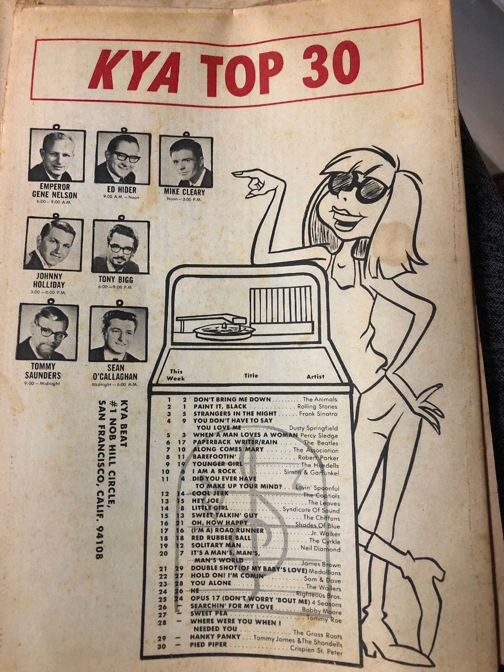 KYA Beat Music Newspaper 1965 Vol. 1, #48 How Individually Important Are They1