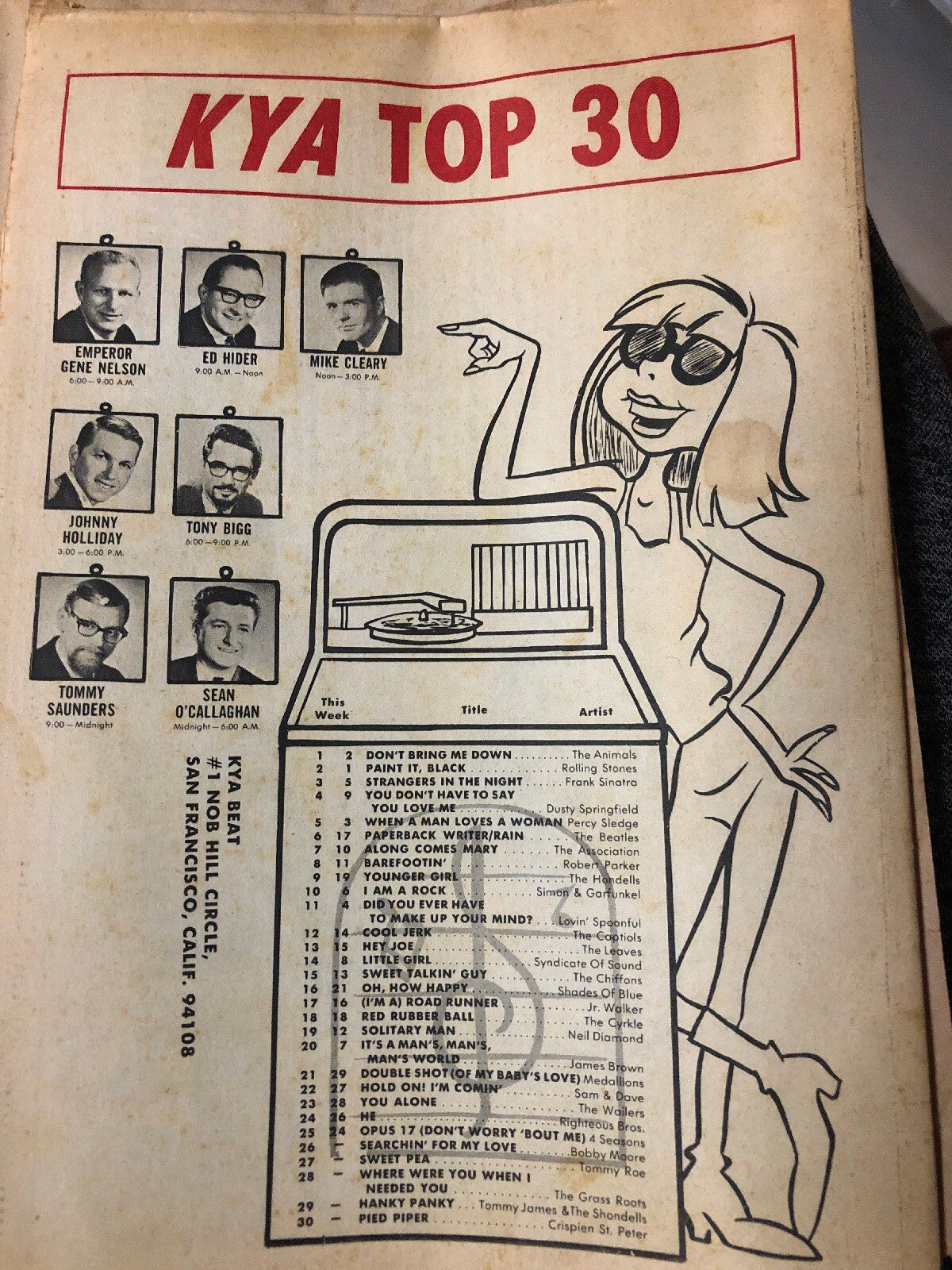 KYA Beat Music Newspaper 1965 Vol. 1, #48 How Individually Important Are They1