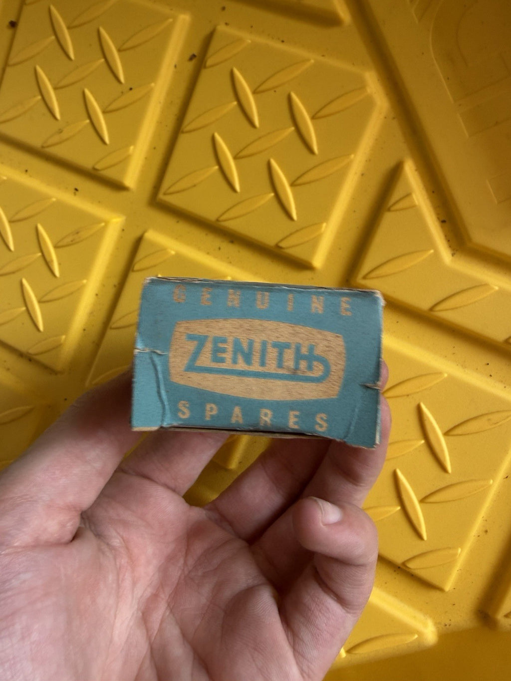 Vintage NOS Zenith Carburetor Float & Box Genuine OEM Spares Part 81424161