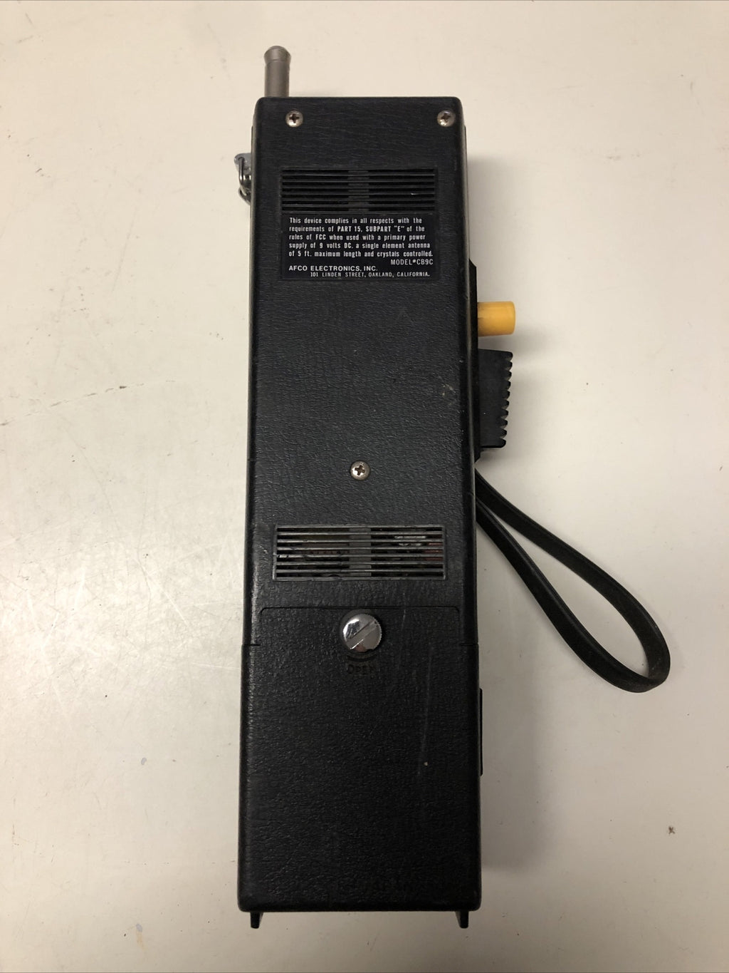 Vintage AFCO Solid State Communicator Walkie Talkie2