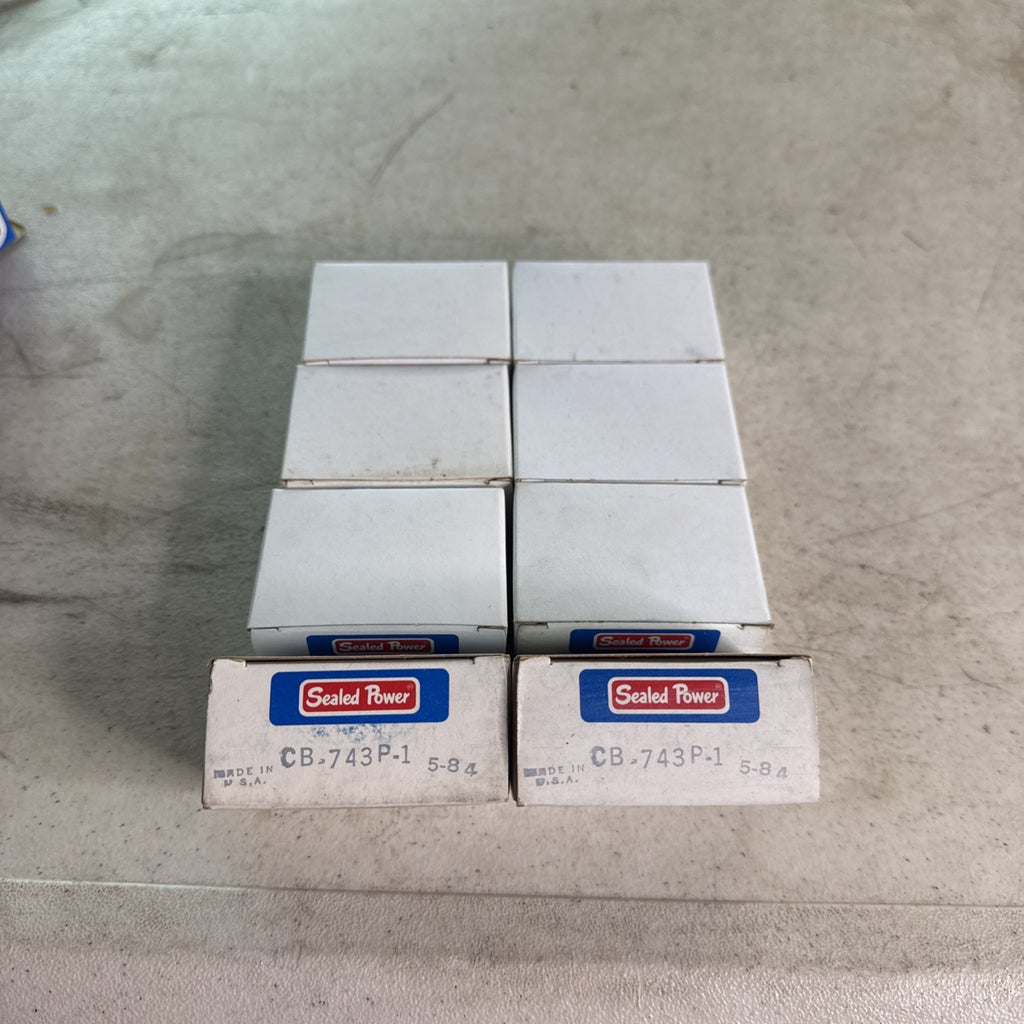 NOS 8 Pairs Sealed Power Corporation CB743P1 Engine Connecting Rod Bearings4