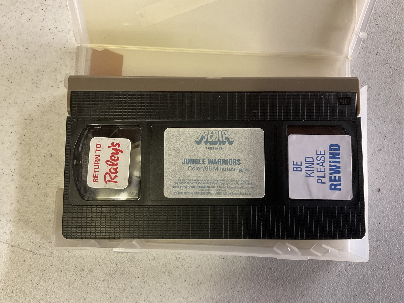 Classic JUNGLE WARRIORS (VHS,1983)1