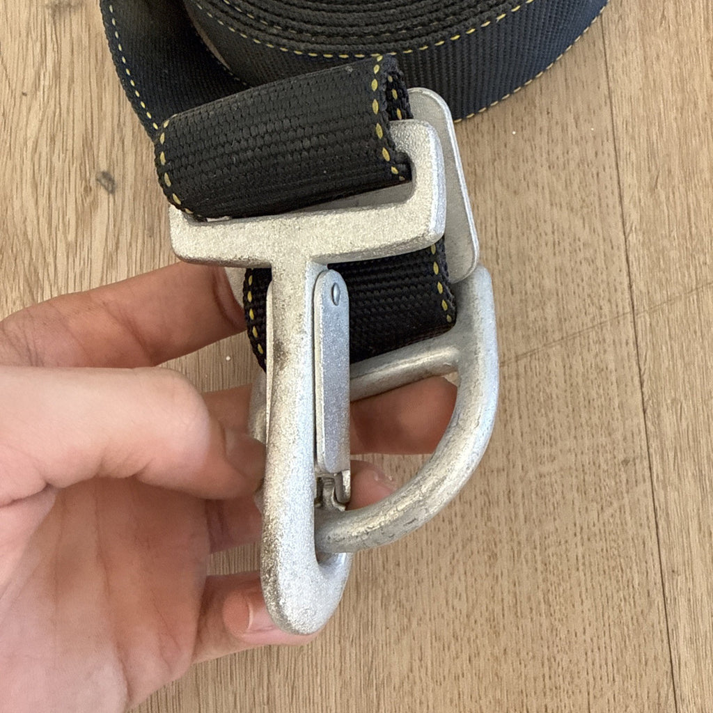 Heavy Duty Tow Strap with Hooks 20ft x 2in Black Nylon Recovery Rope Car Truck3
