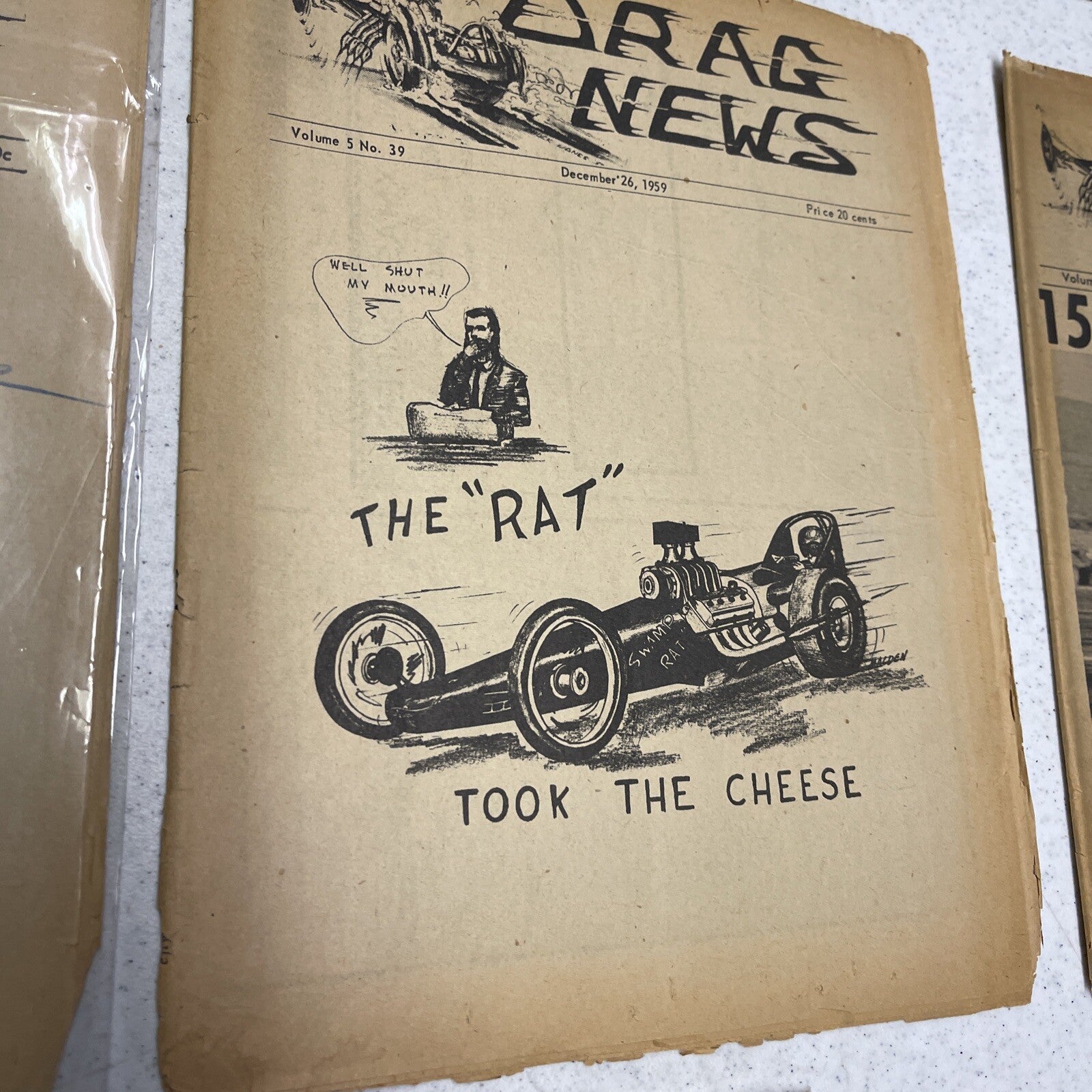 Lot Of 7 Drag News All 19592