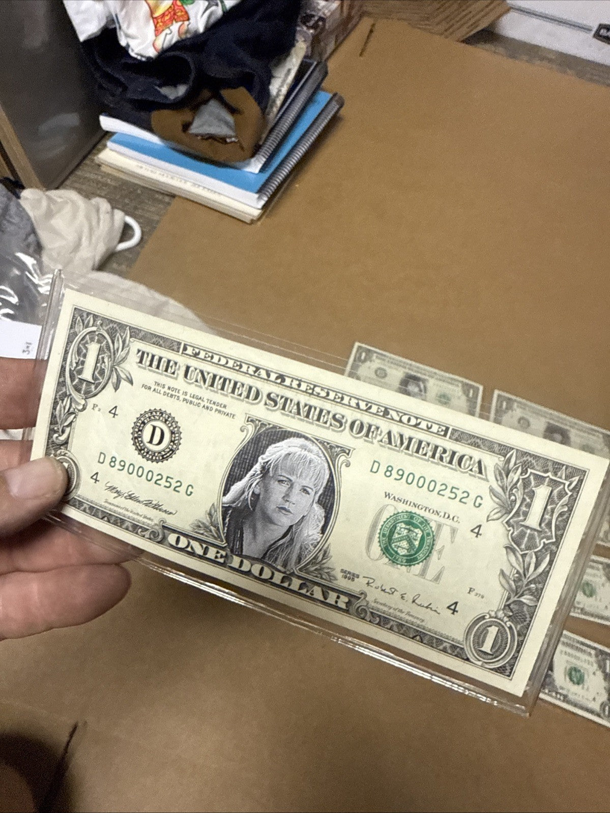 SUPER RARE XENA (LUCY LAWLESS) REAL ONE DOLLAR BILL FROM 1995 Lot Of 111