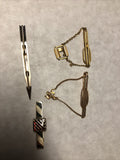 Vintage Lot Of 4 Tie Pin Tietacks SWANK ANSON0