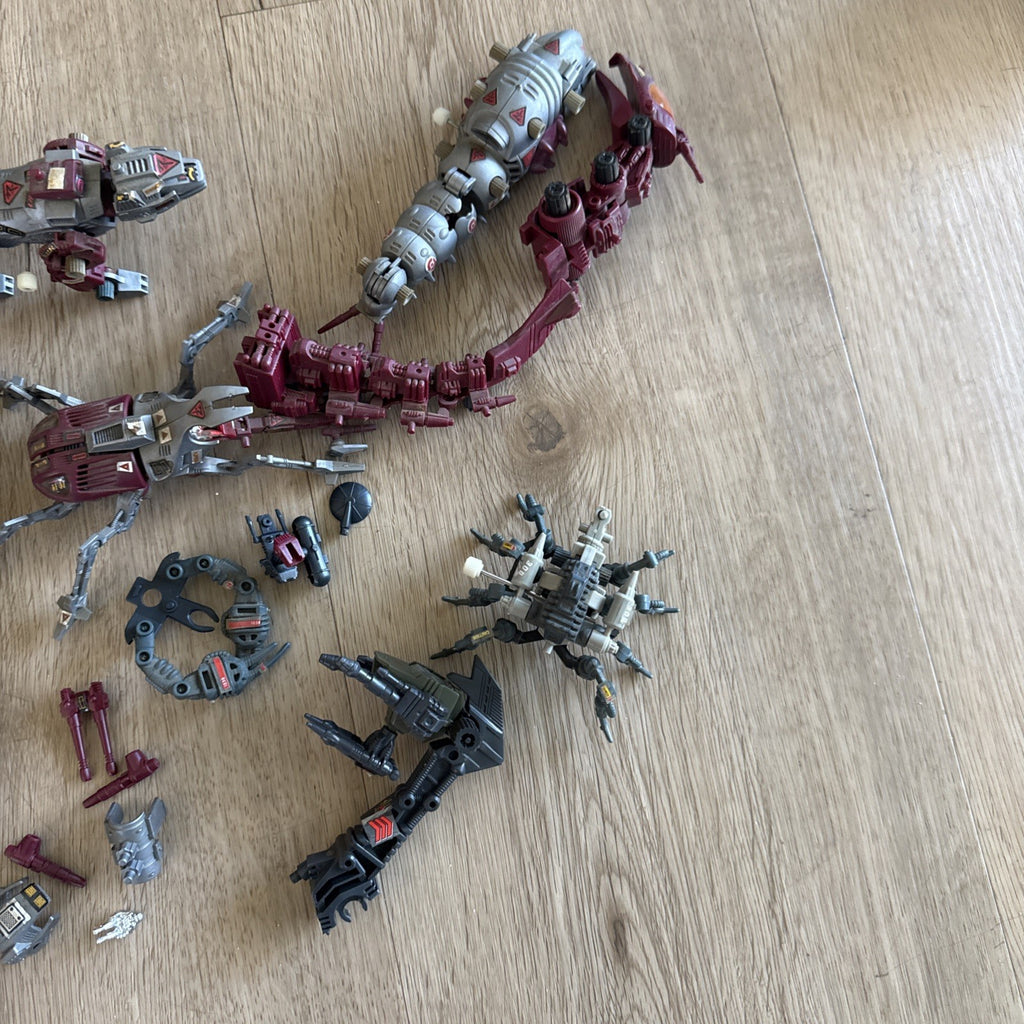Vintage Tomy Robo Strux Zoids Lot - Gordox Krark Mammoth & Spares 1980s7