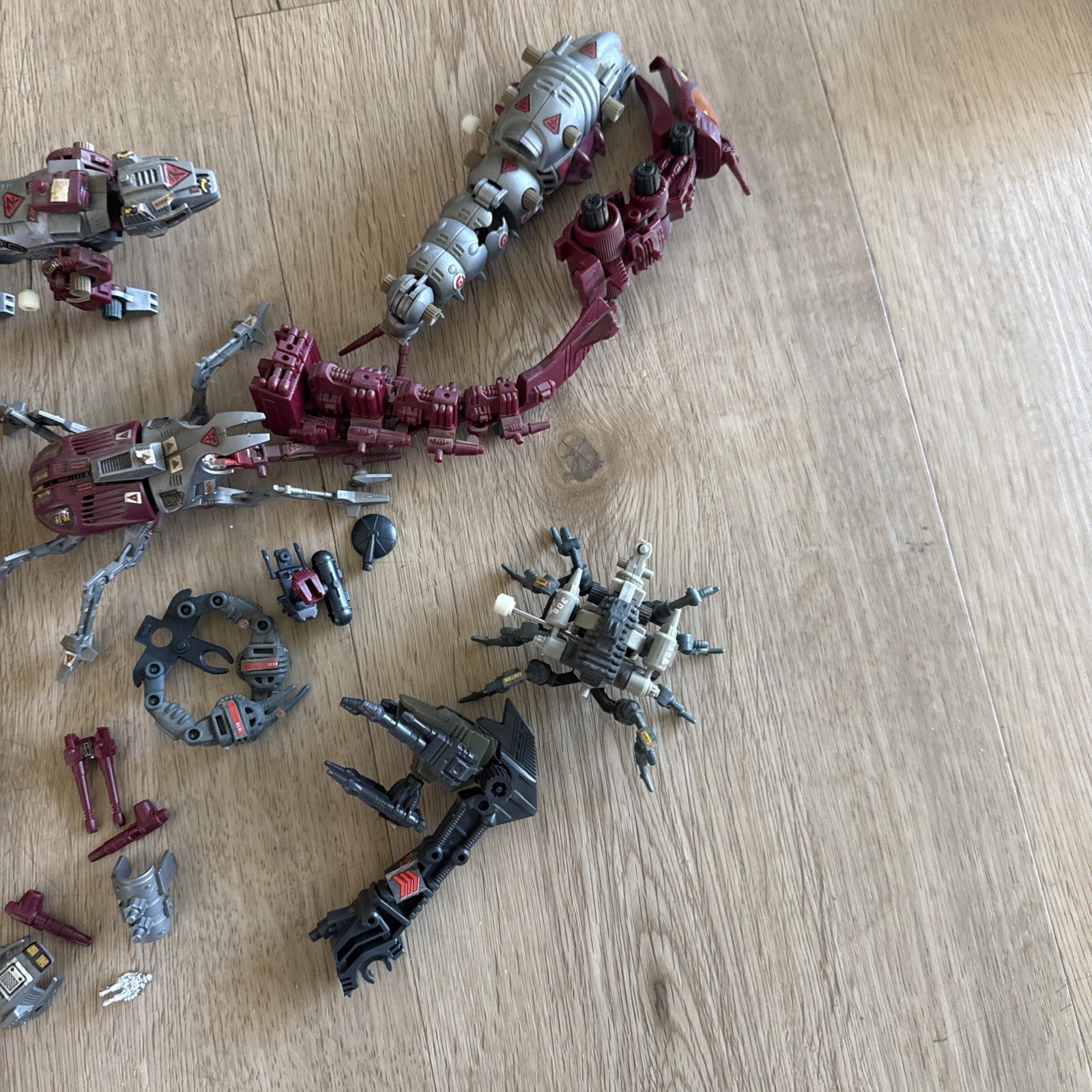 Vintage Tomy Robo Strux Zoids Lot - Gordox Krark Mammoth & Spares 1980s7