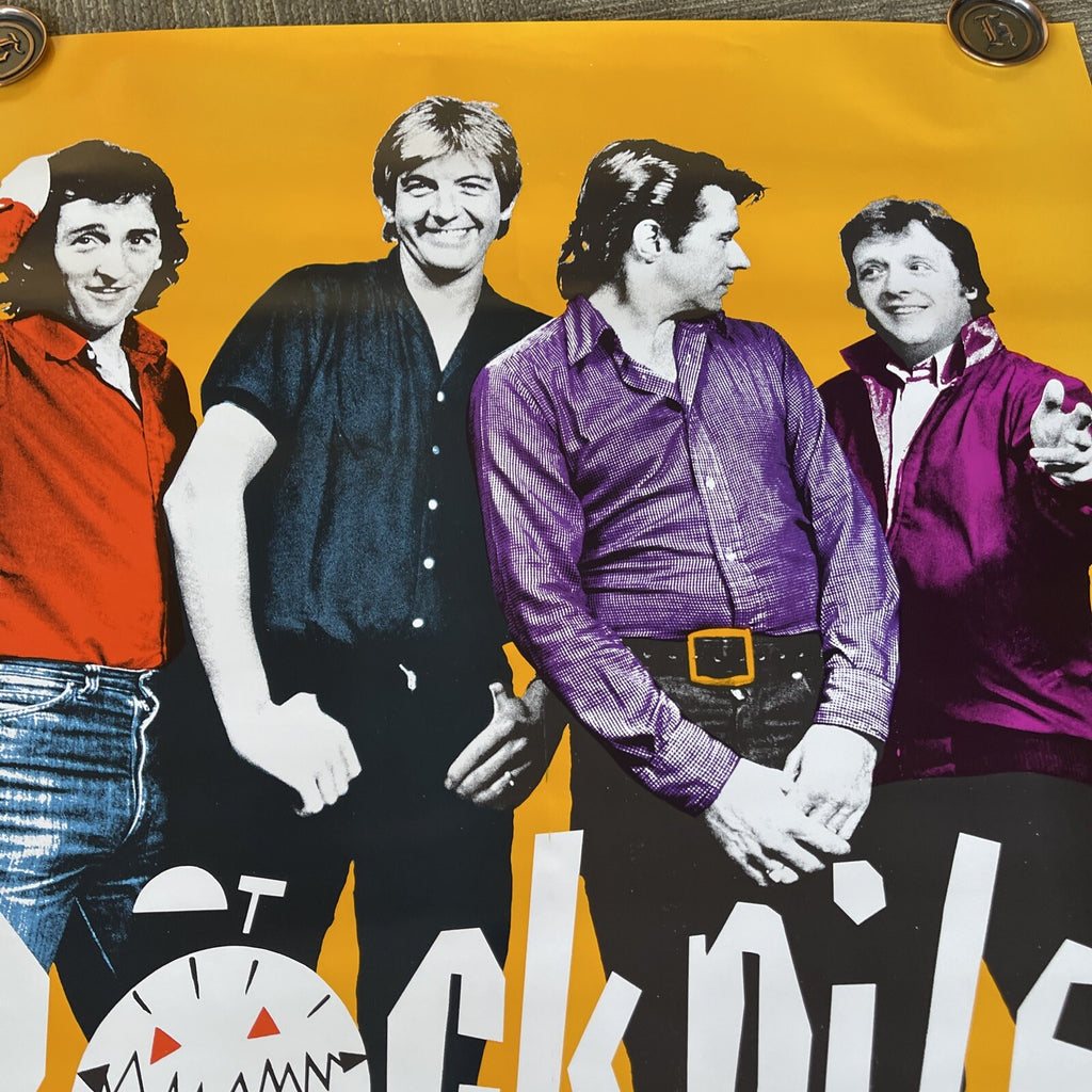 #152 1980 Rockpile Record Store Promo Poster Seconds of Pleasure 36"x36"6