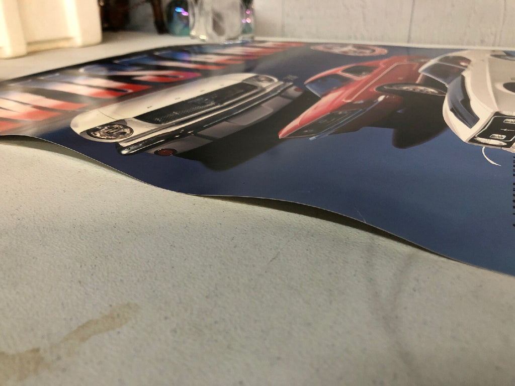 Ford Mustang 1964-1994 A Legend Turns Thirty Car Poster 26”x30”3