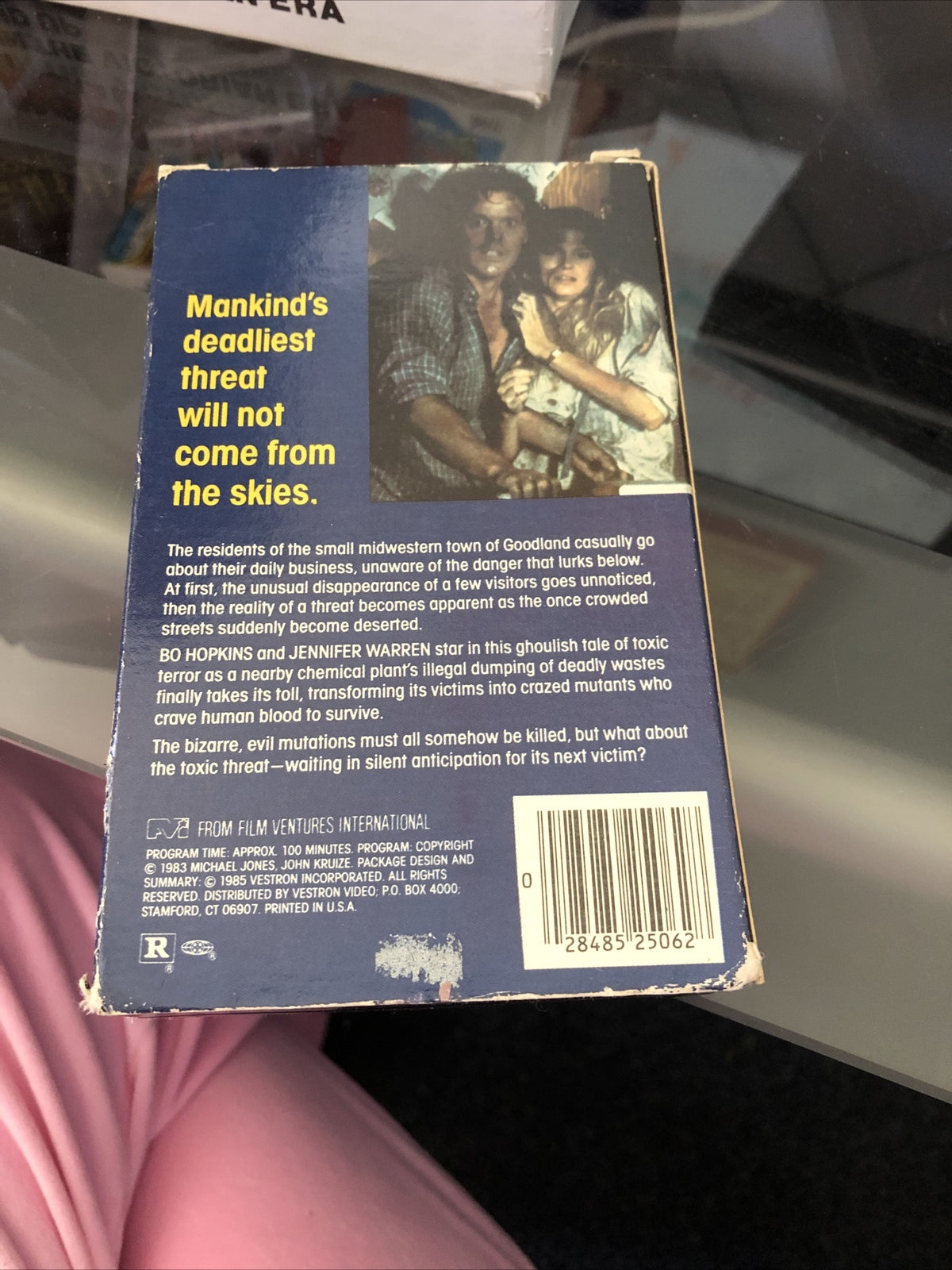 MUTANT Lee Montgomery Jody Medford R 1985 Vestron BETA MAX TAPE Not VHS4