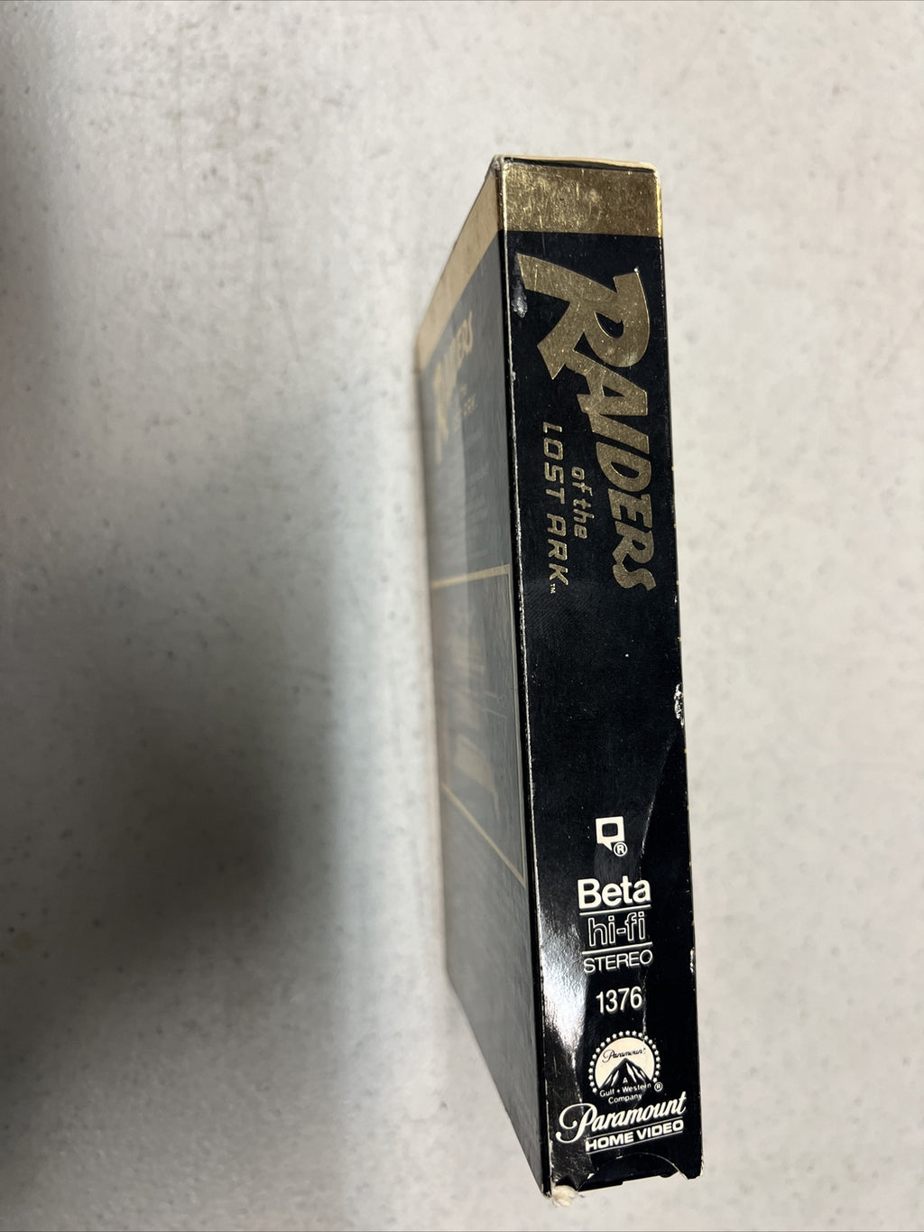 RAIDERS OF THE LOST ARK INDIANA JONES VHS HARRISON FORD SPIELBERG RARE BETA7