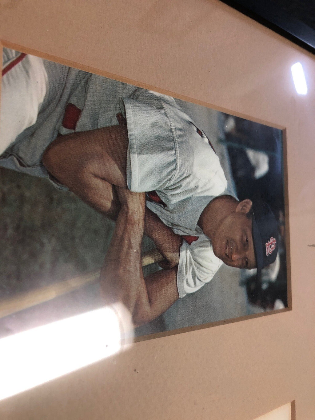 Vintage 1974 Stan Musial CARDINALS Autograph And Picture Custom Framing2