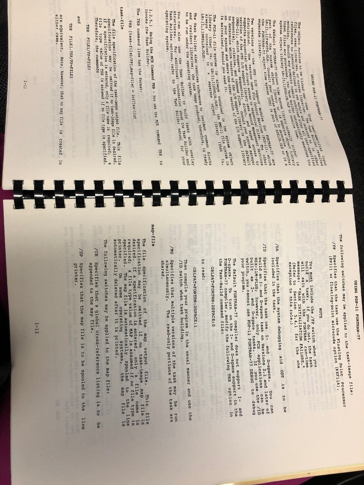 BOMEM INC. RSX-11M Version 4.1 1985, Table, Of Contents Software Descriptions3
