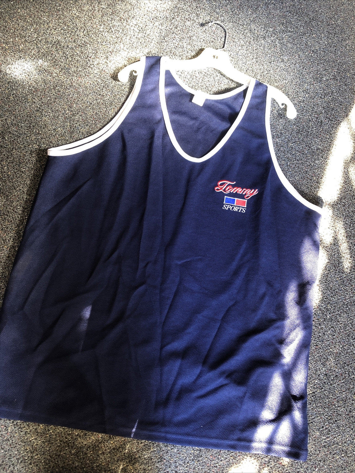 Vintage 90’s NOS TOMMY SPORTS Mesh Jersey Size XL0