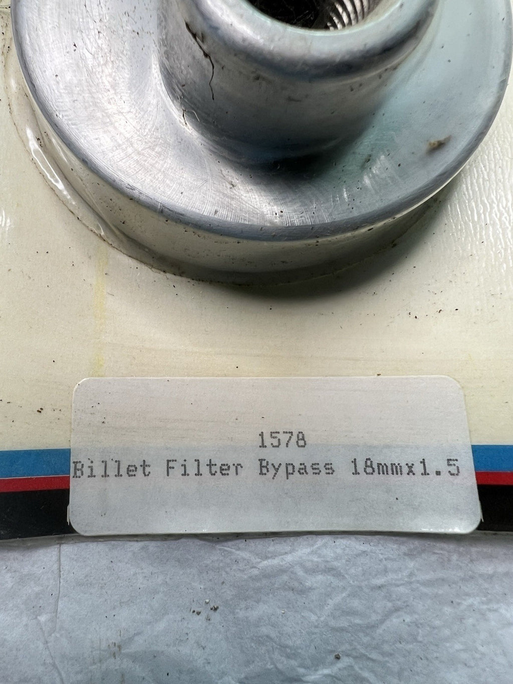 Earl's Billet Filter Bypass Adapter 18mm x 1.5 Thread - PN 15781