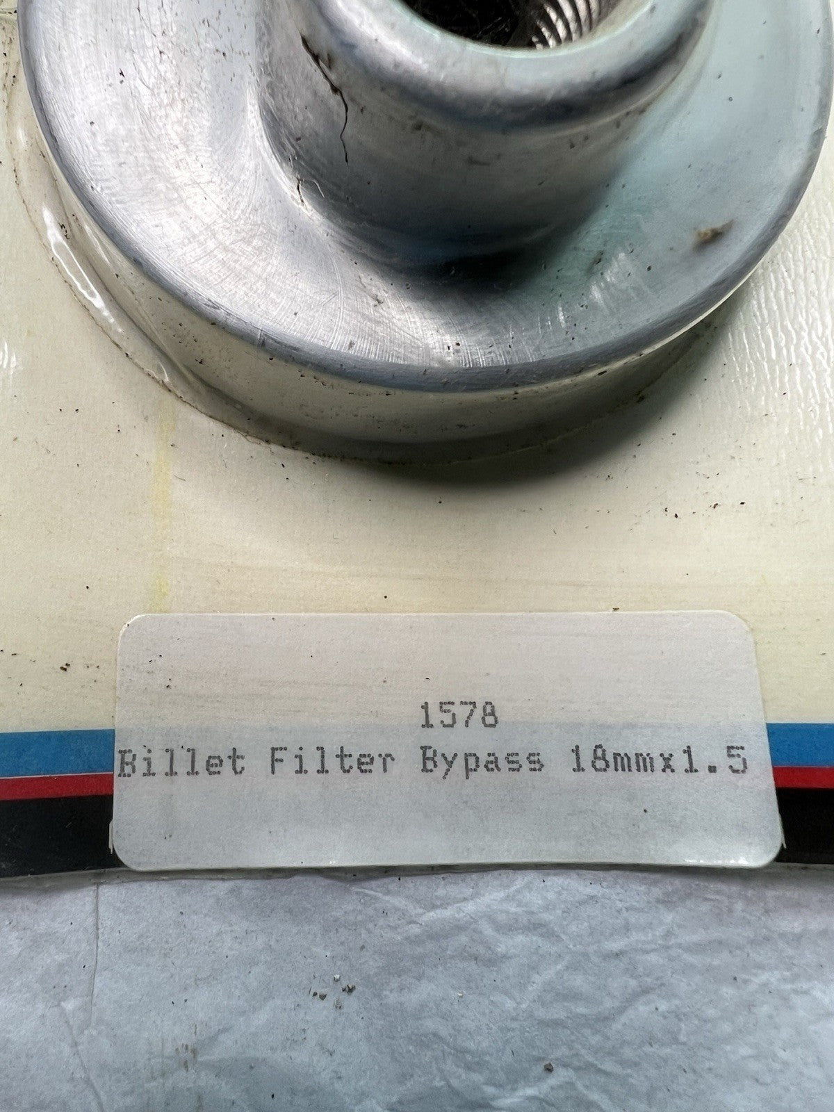 Earl's Billet Filter Bypass Adapter 18mm x 1.5 Thread - PN 15781