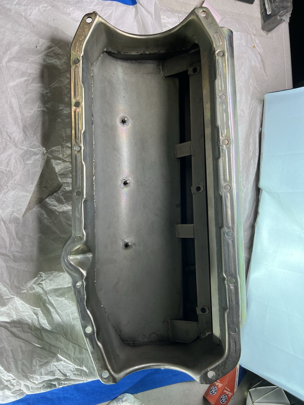 Canton Custom Aluminum Oil Pan 1217 Special Baffled Drag Road Race 9.5qt2