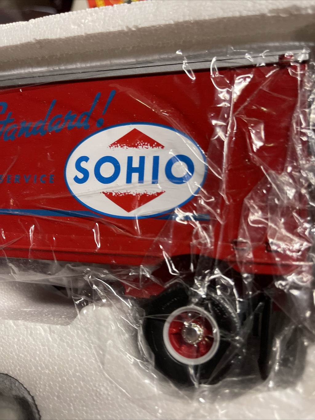 NEW First Gear 1:34 Truck W Trailer 1953 White 3000 Die cast Sohio Oil Rare2