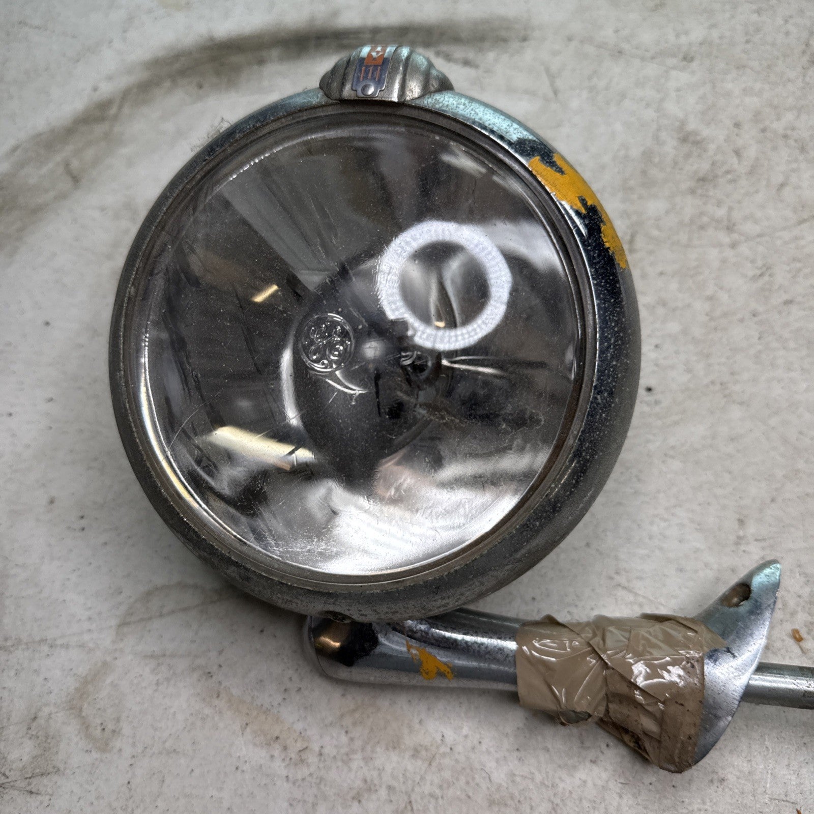 Nice vintage 1950's Unity car or truck spotlight , 5.5" bulb1