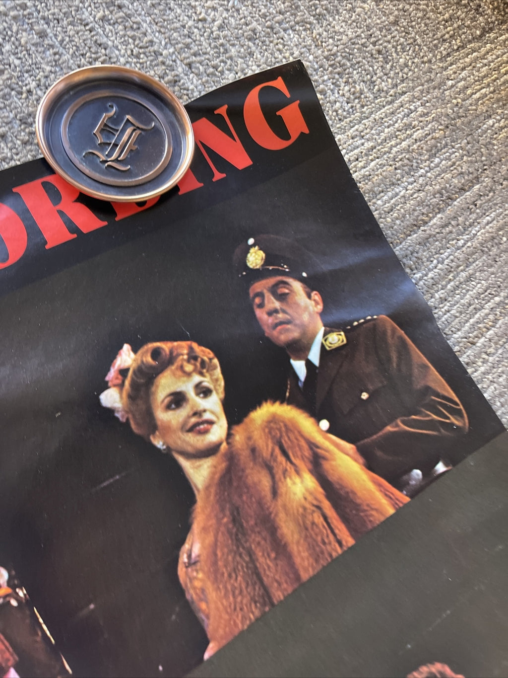 #180 1979 EVITA TIM RICE ANDREW LLOYD WEBER  Record Store Promo Poster  36”4