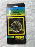 Vintage Rocket Hub Cap Wheel Center Medallion – 1¾" Dia0