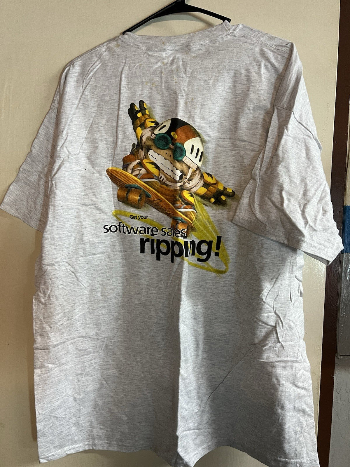 Vintage 90s Privilege eAladdin.com Promo T-Shirt XL Hanes Beefy-T Internet Tech0