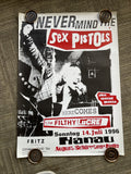 #198 1996 The Sex Pistols Filthy Lucre Never mind The Bullocks Promo Poster0