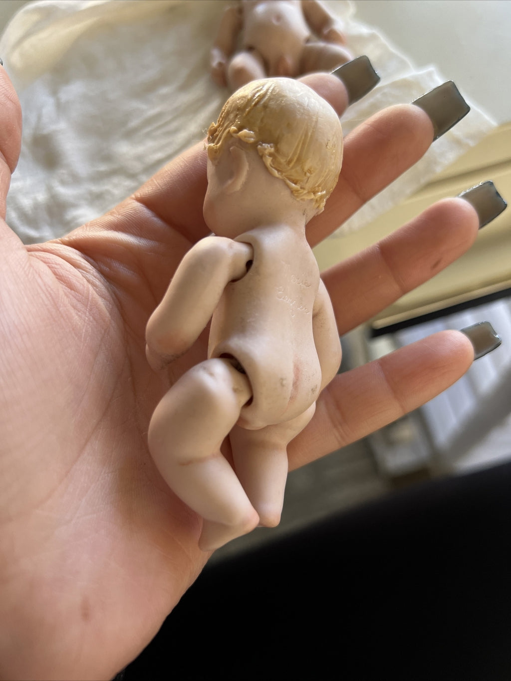 Vintage Pair of Anatomical Bisque Babies Brother and Sister Twins - Marie Berger6