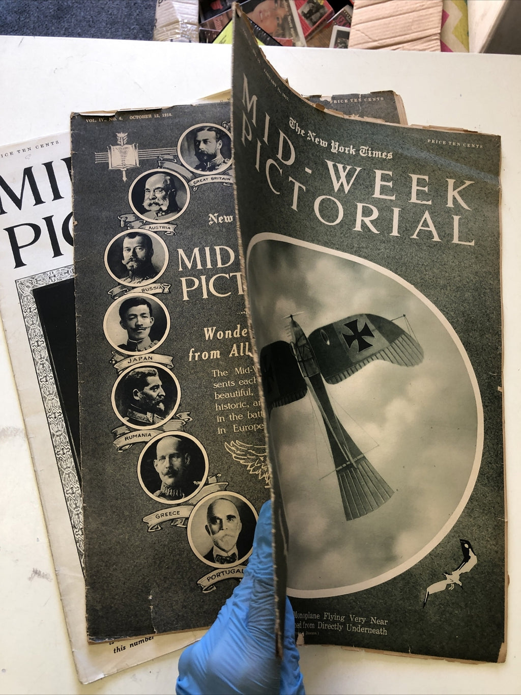 Lot 4: NEW YORK TIMES MID WEEK PICTORIAL MAGAZINE 1915-1917 WWI WAR NEWS PHOTOS5