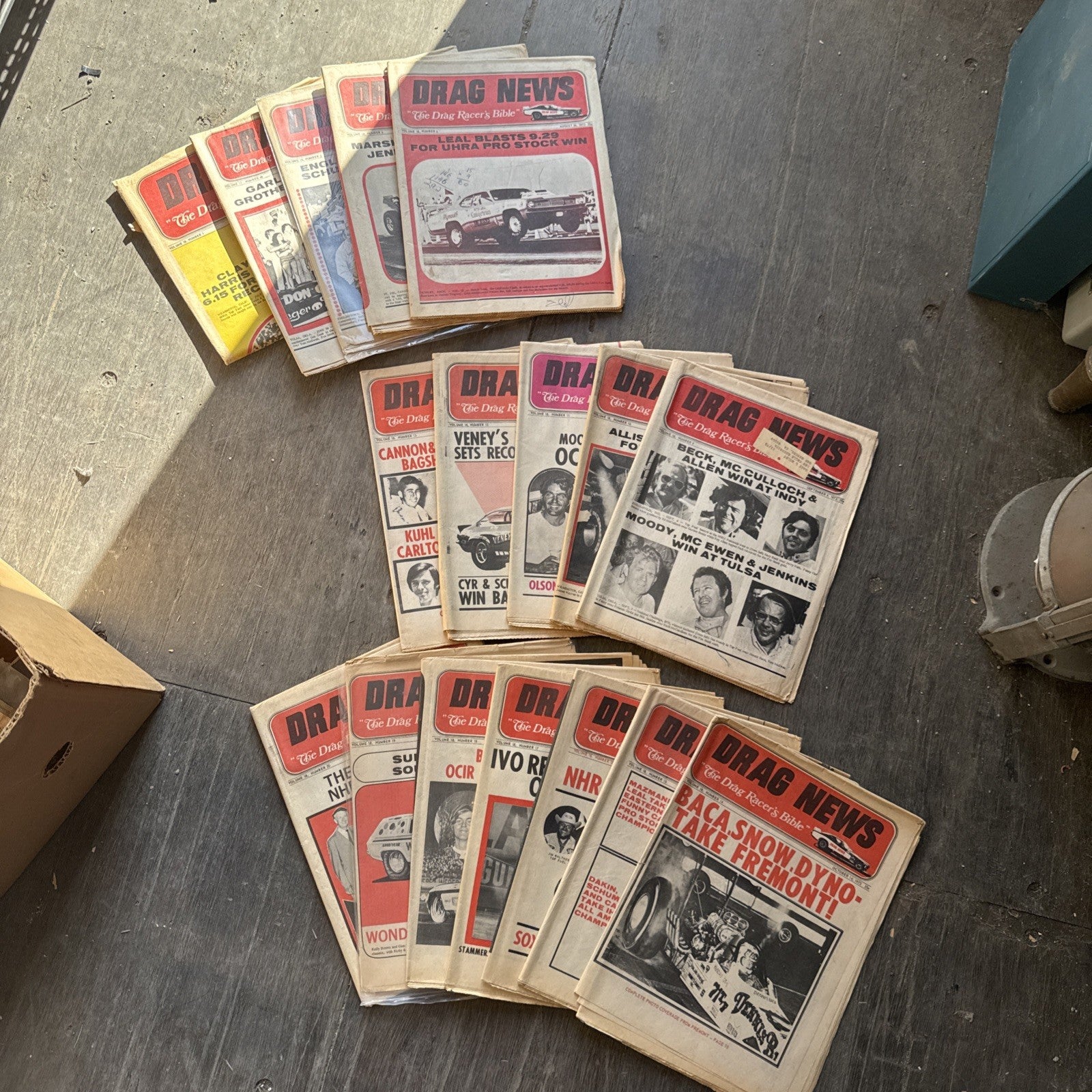Vintage Drag News Magazine 1972 Volume 18 Drag Racing NHRA Don Garlits Lot0