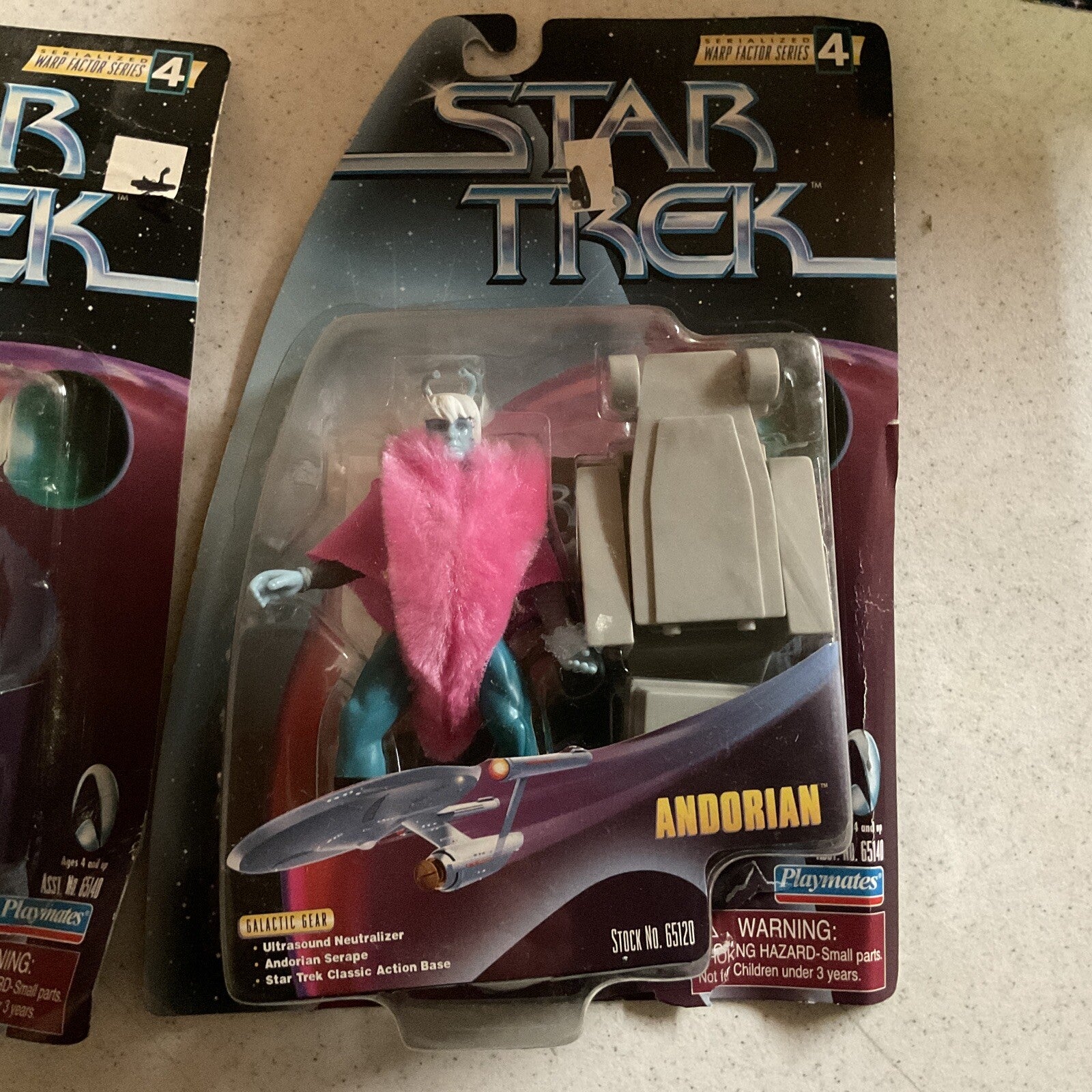New Lot STAR TREK WARP FACTOR SERIES 4 Andorian , KEIKO O'BRIEN Factory Sealed2