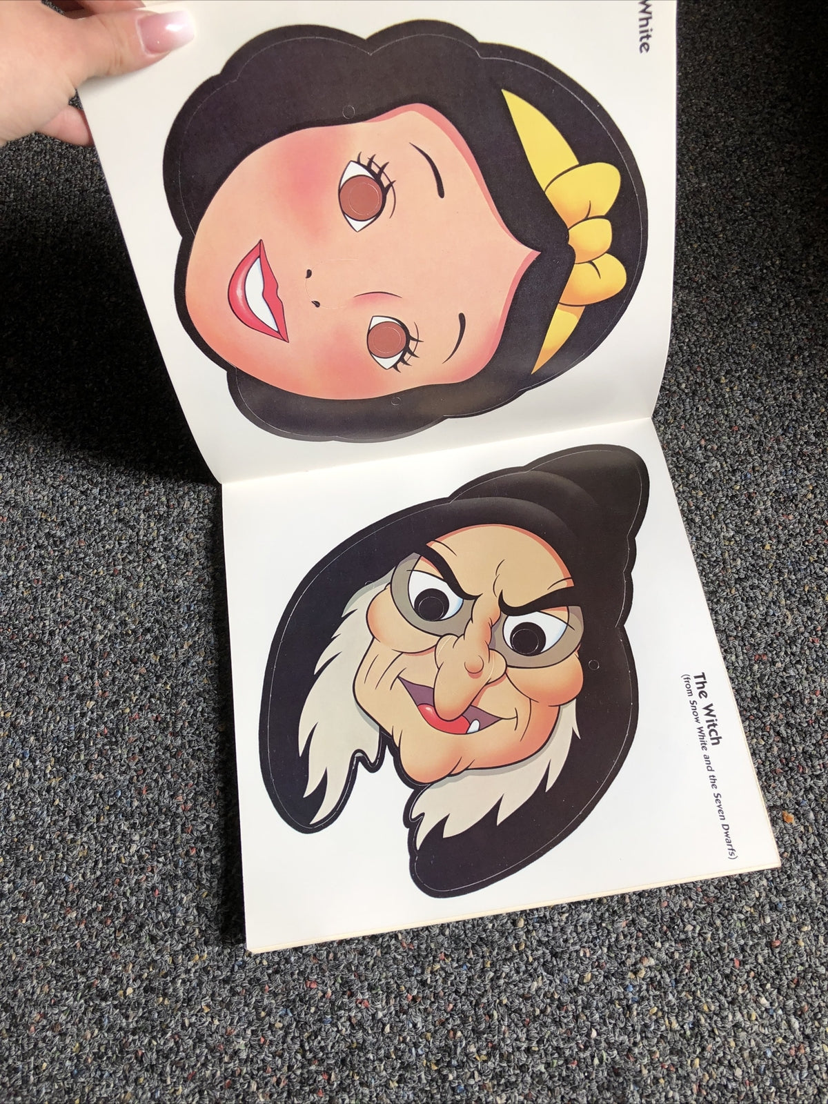 Vintage 1985 The Disney Book of Masks Random House10