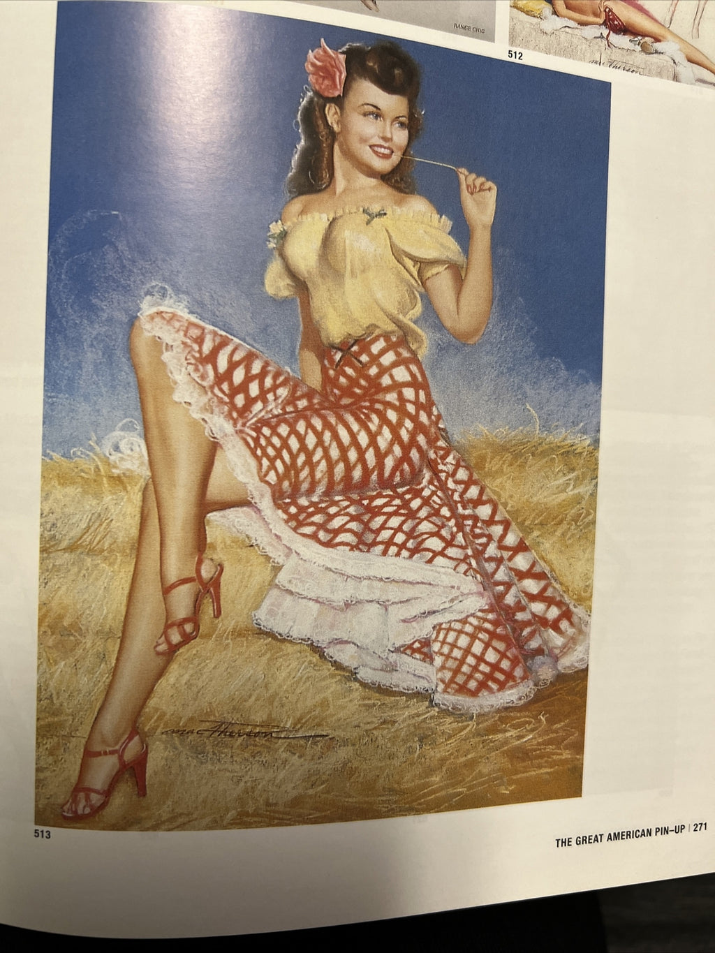 "The Great American Pin-Up" Illustrated History of Pin-Up!  Vintage Book Taschen3