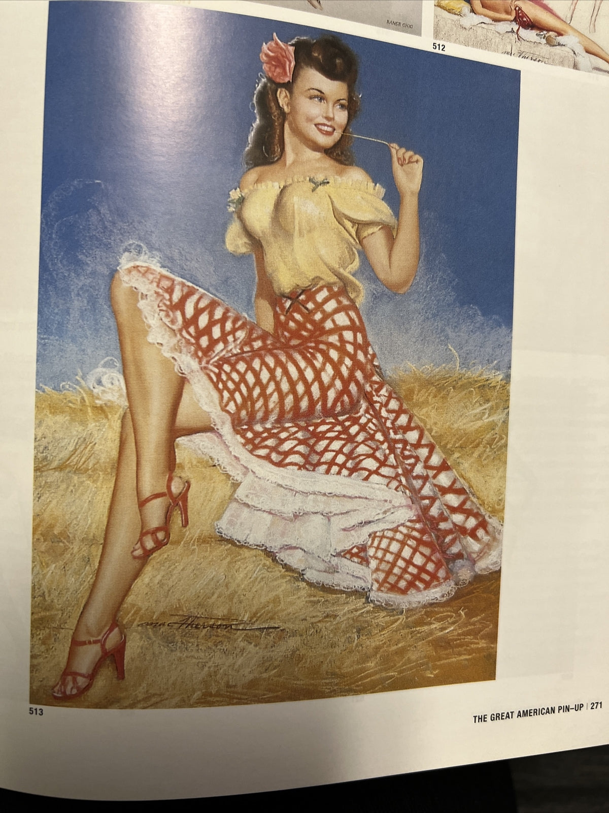 "The Great American Pin-Up" Illustrated History of Pin-Up!  Vintage Book Taschen3