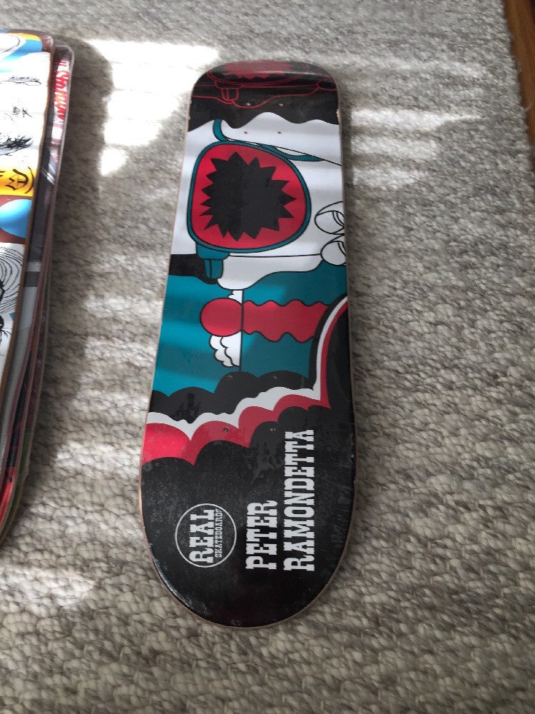 Real Skateboards Peter Ramondetta Skateboard Deck NOS Limited Still Shrinked0