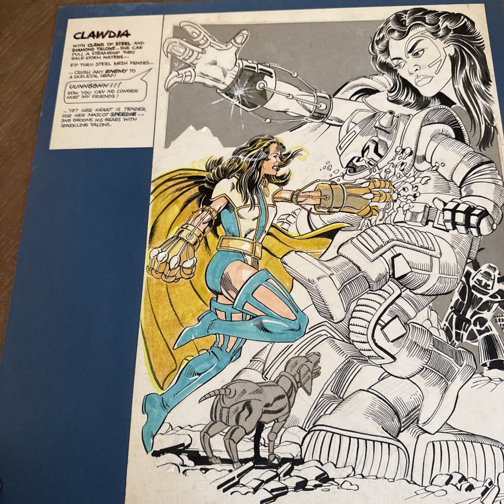 Vintage 1980s Golden Girl Guardians Of The Gemstones Concept Art 14 Pcs Drawings18