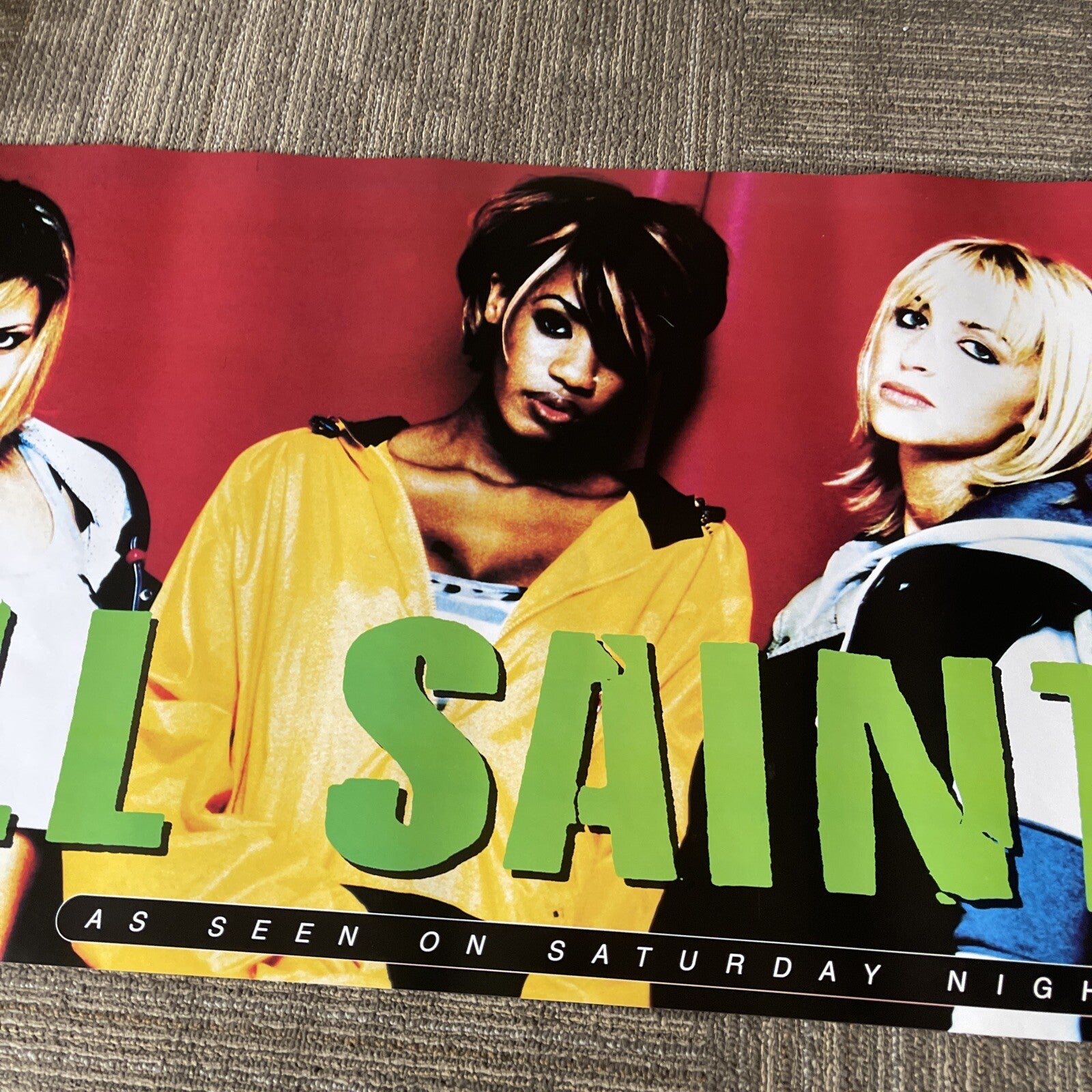 1998 ALL SAINTS MUSIC ALL SAINTS Record Store Promo Poster 24” X 48” #363