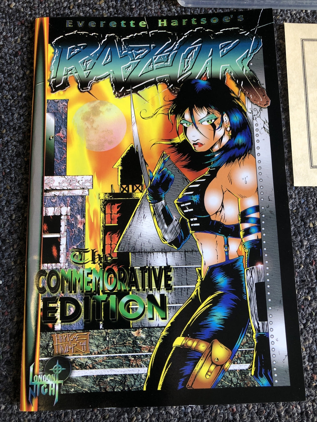 Everette Hartsoe RAZOR The Commemorative Edition Signed W/ COA 19951